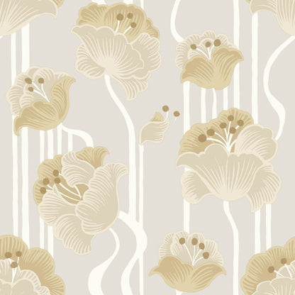 Shirley Deco Floral Peel & Stick Wallpaper