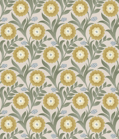 Lillian Floral Vine Peel & Stick Wallpaper