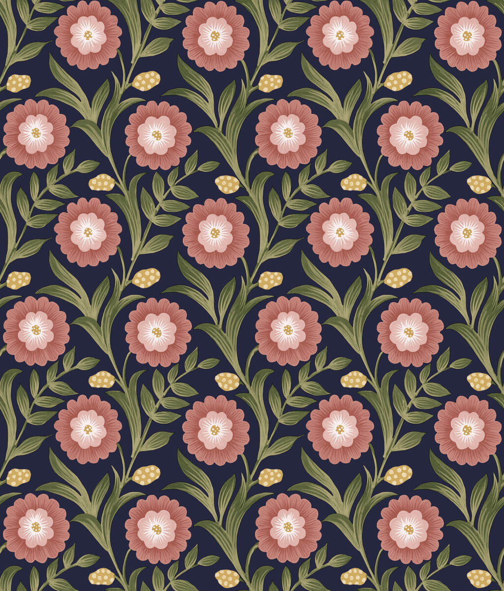 Lillian Floral Vine Peel & Stick Wallpaper