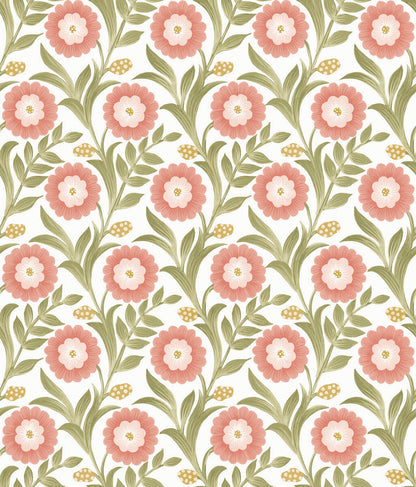 Lillian Floral Vine Peel & Stick Wallpaper