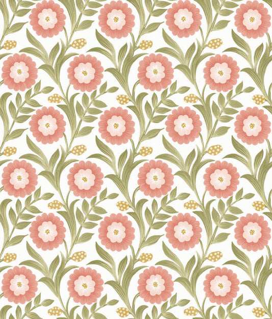 Lillian Floral Vine Peel & Stick Wallpaper