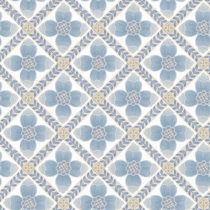 Mimi Quilted Floral Peel & Stick Wallpaper