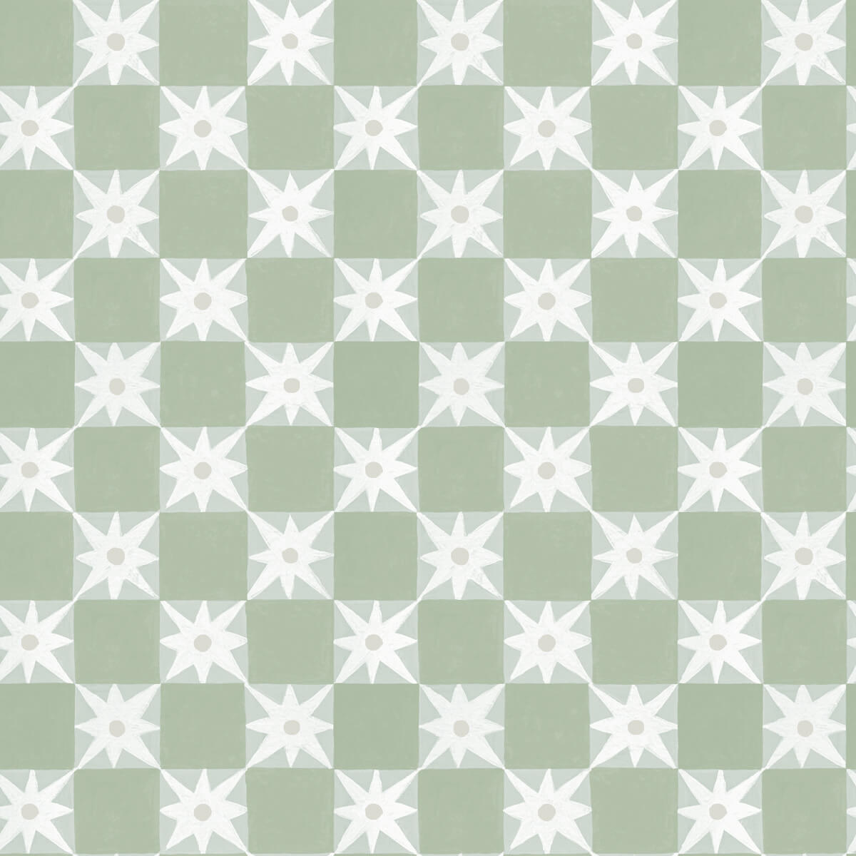 Mirth Studios Stardust Checkerboard Peel & Stick Wallpaper