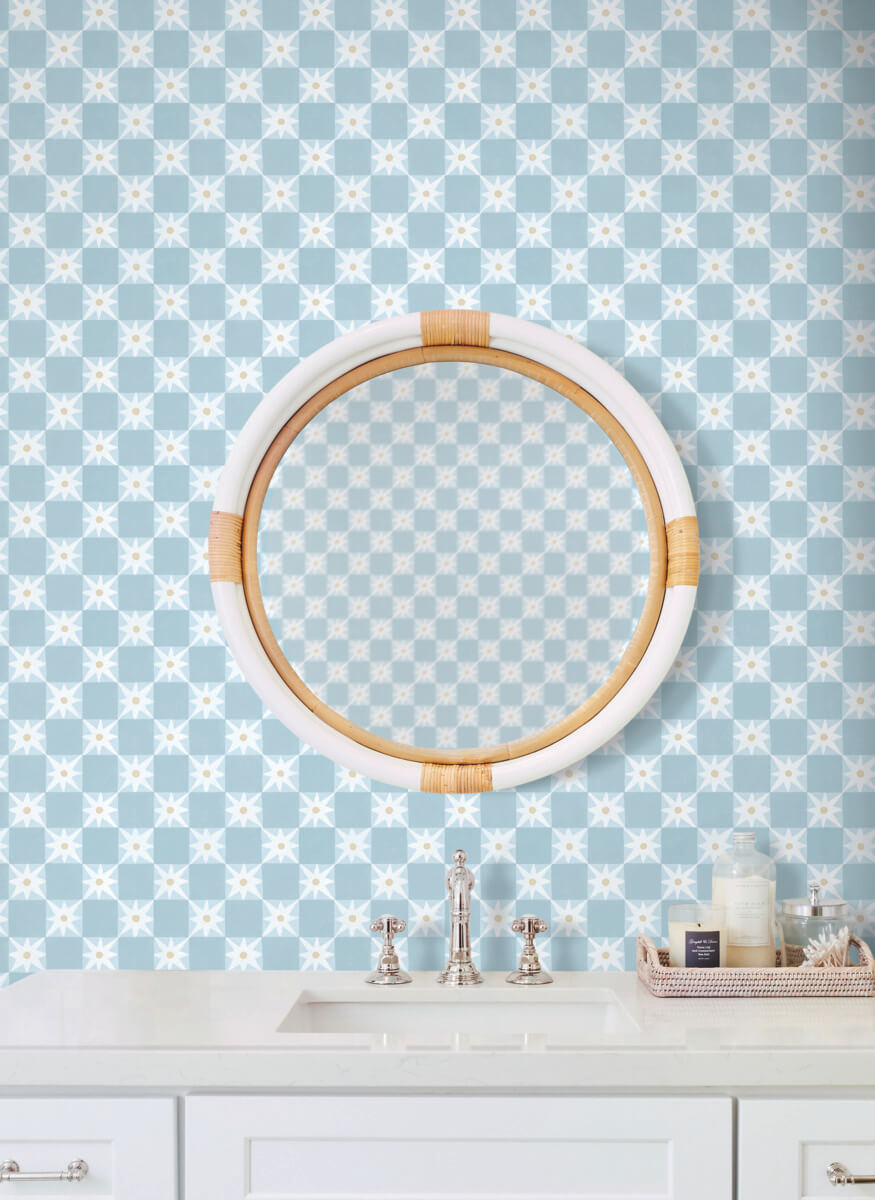 Mirth Studios Stardust Checkerboard Peel & Stick Wallpaper