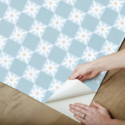 Mirth Studios Stardust Checkerboard Peel & Stick Wallpaper