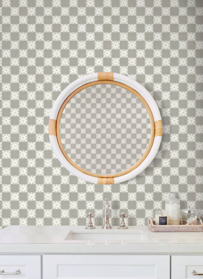 Mirth Studios Stardust Checkerboard Peel & Stick Wallpaper