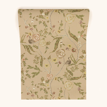 Eversley Wallpaper by Parker & Jules Coral Moss
