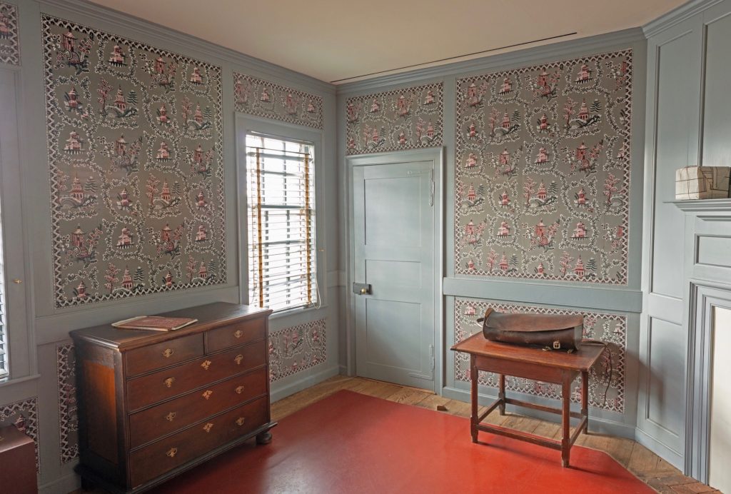 Pagodas Wallpaper by Adelphi Paper Hangings, room setting