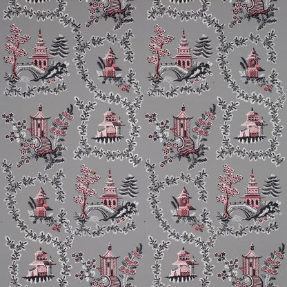 Pagodas Wallpaper by Adelphi Paper Hangings in Colorway A