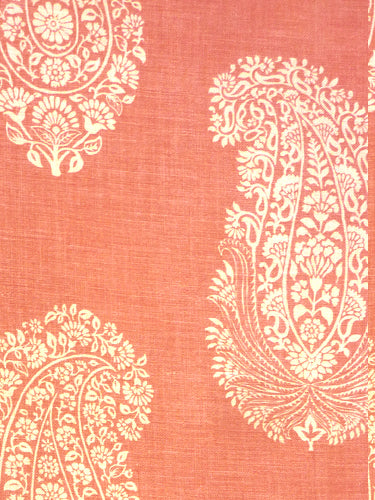 Paisley Ground Fabric by Titley & Marr in Pink
