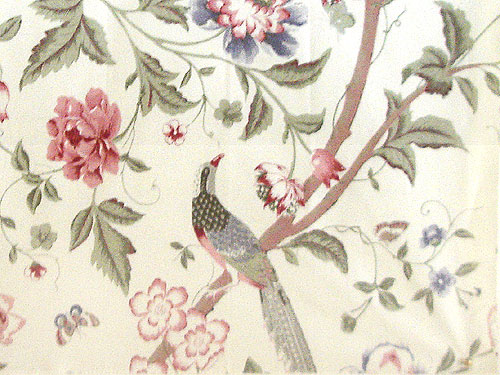 Paradiso Fabric by Titley & Marr in Cream & Sage