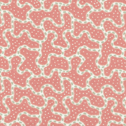 Parnham Fabric by Titley & Marr in Coral