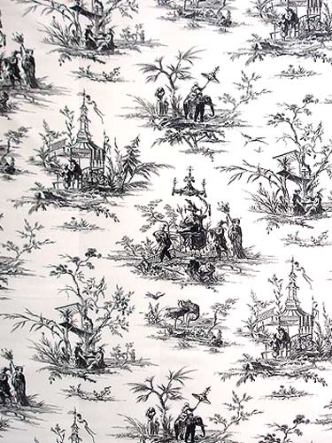 Pavilion Fabric by Titley & Marr in Charcoal