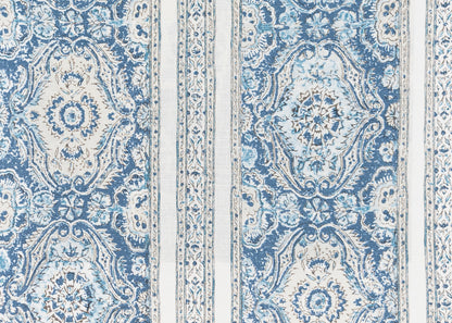 Pedana Stripe Fabric by Titley & Marr in Indigo