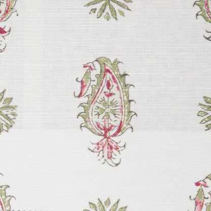 Persian Paisley Fabric by Titley & Marr in Pink and Apple