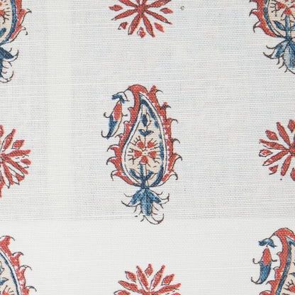 Persian Paisley Fabric by Titley & Marr in Indigo and Madder