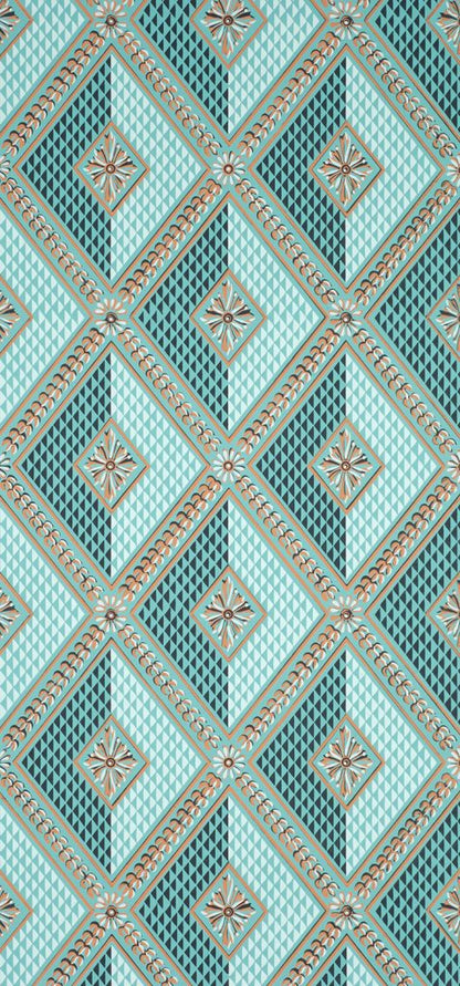 Philadelphia Harlequin Wallpaper by Adelphi Paper Hangings in Colorway D