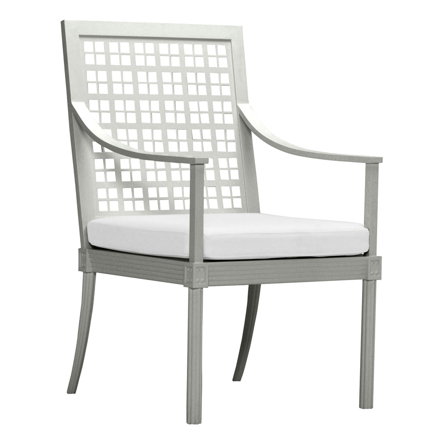 Quadratl Armchair by JANUS et Cie in Chassis Silver