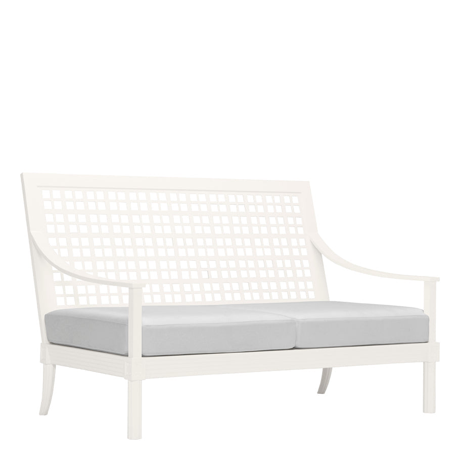 Quadratl Sofa 2 Seat by JANUS et Cie in Cirrus White