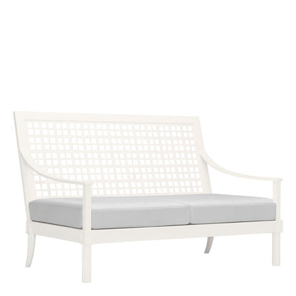 Quadratl Sofa 2 Seat by JANUS et Cie in Cirrus White