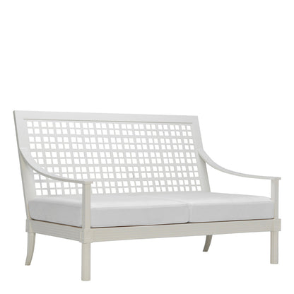 Quadratl Sofa 2 Seat by JANUS et Cie in Moire Neutral
