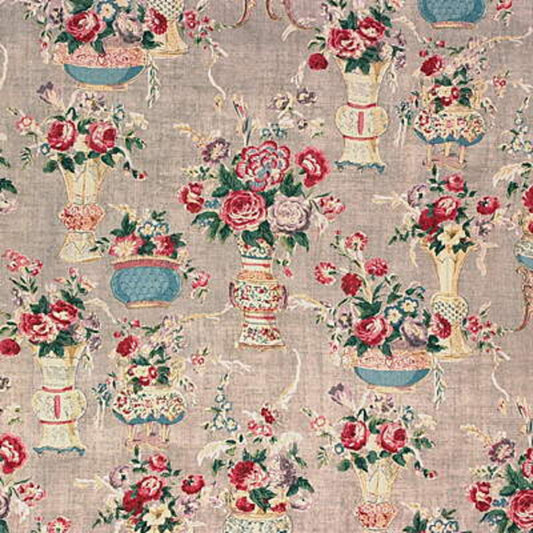 Blush China Fabric by G P & J Baker in Grey