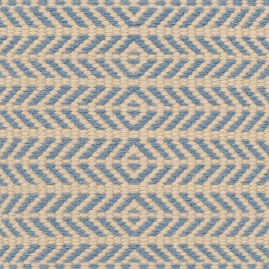 TRH-R154 rug in Ivory / Camel / Mineral Blue