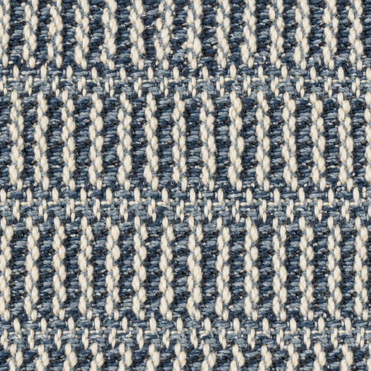 TRH-R63 rug in Flax / Ivory / Weathered Blue