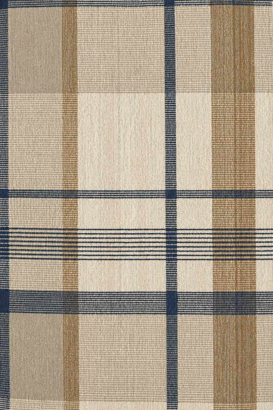 TRH-R81 rug in Ivory / Camel / Mineral Blue