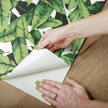Palm Leaves Peel & Stick Wallpaper