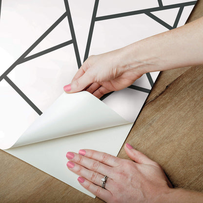 Fracture Geometric Peel & Stick Wallpaper