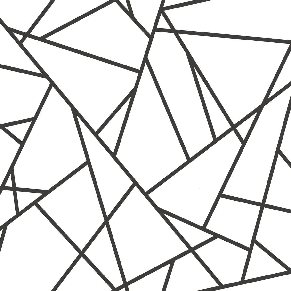 Fracture Geometric Peel & Stick Wallpaper