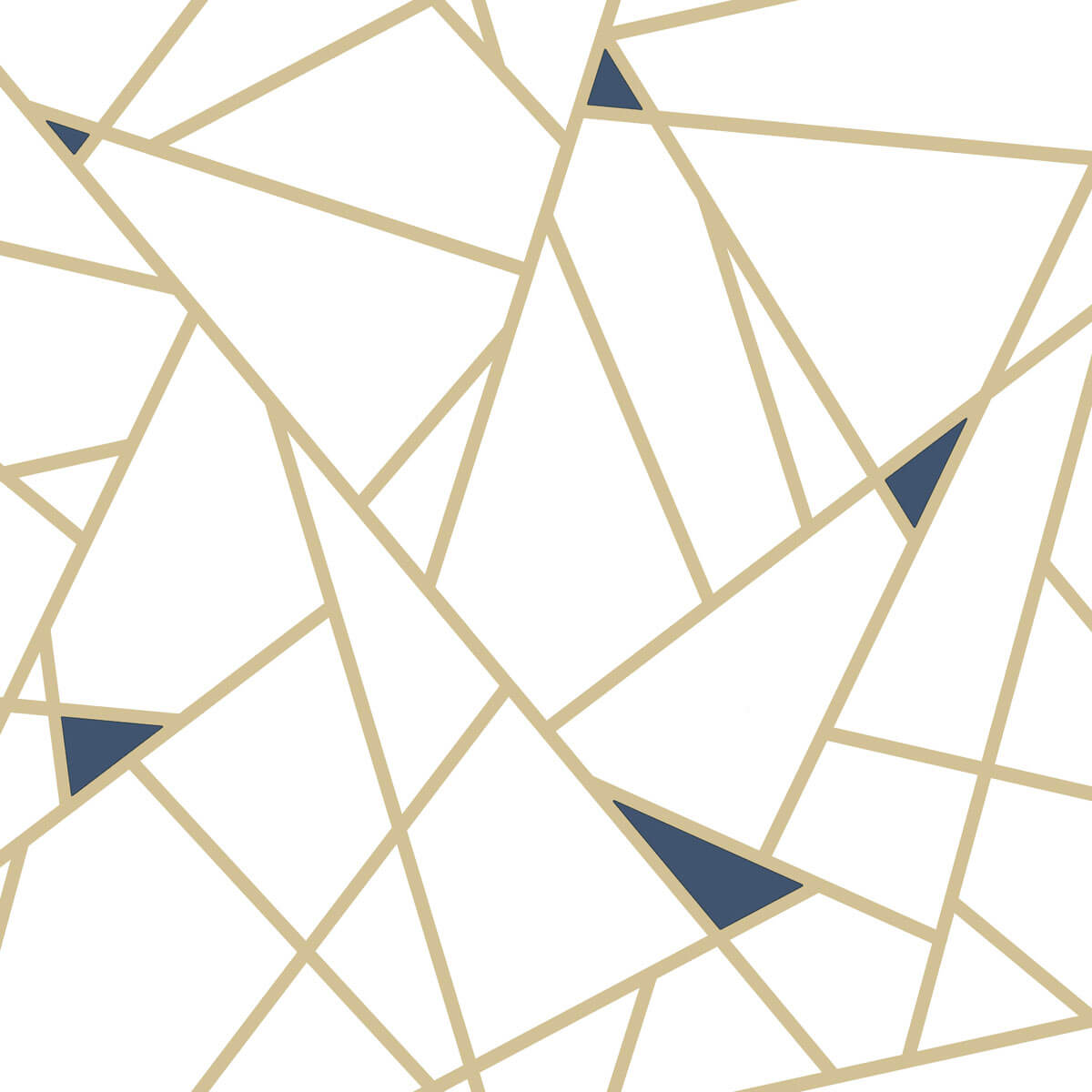Fracture Geometric Peel & Stick Wallpaper