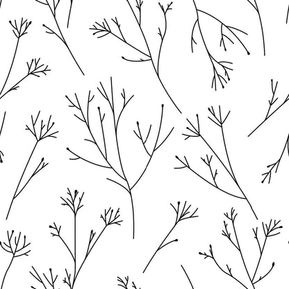 Scandinavian Twigs Peel & Stick Wallpaper