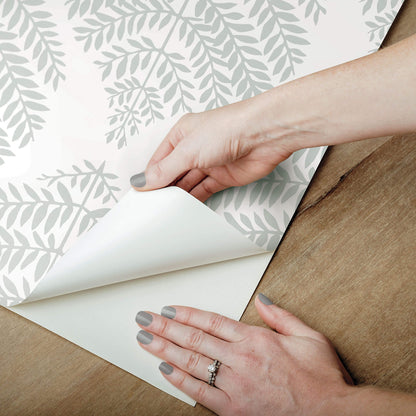 Hygge Fern Damask Peel & Stick Wallpaper