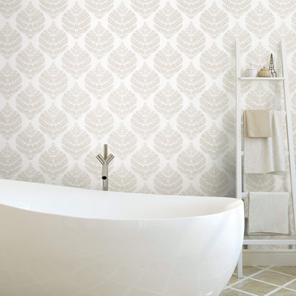 Hygge Fern Damask Peel & Stick Wallpaper
