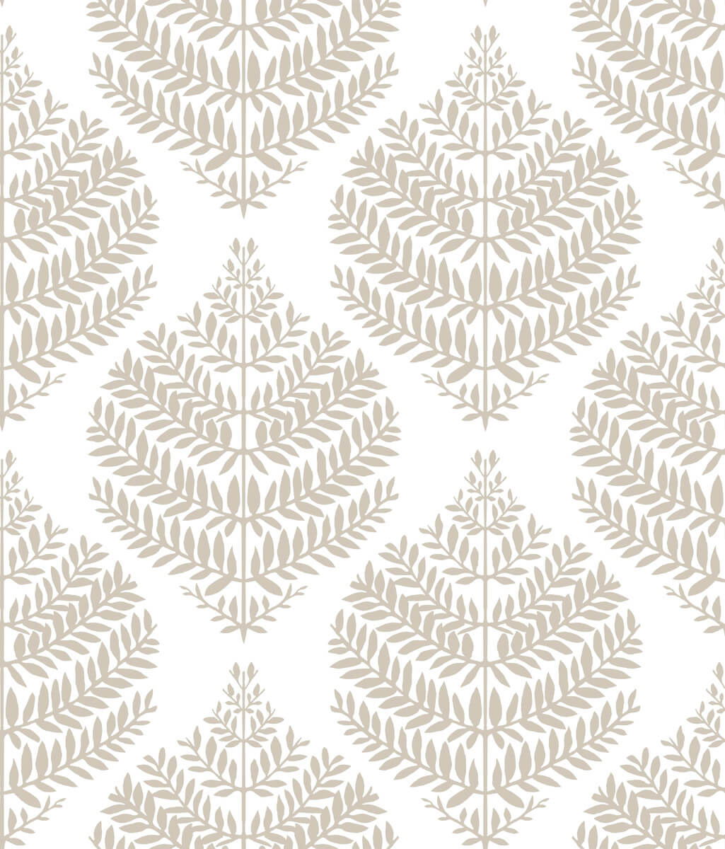Hygge Fern Damask Peel & Stick Wallpaper