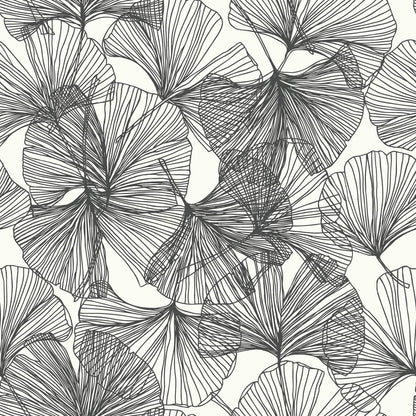 Ginkgo Leaves Peel & Stick Wallpaper