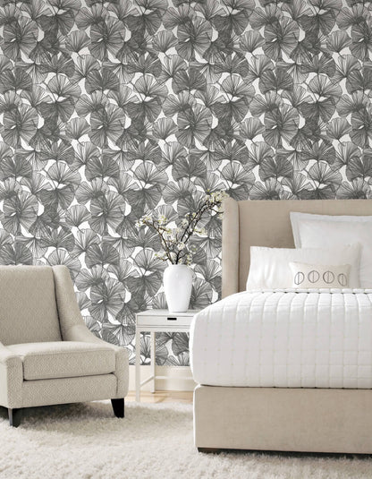 Ginkgo Leaves Peel & Stick Wallpaper