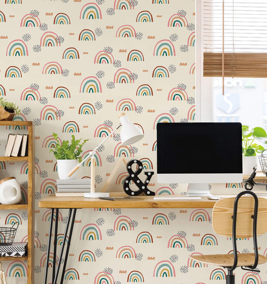 Rainbow End Peel & Stick Wallpaper