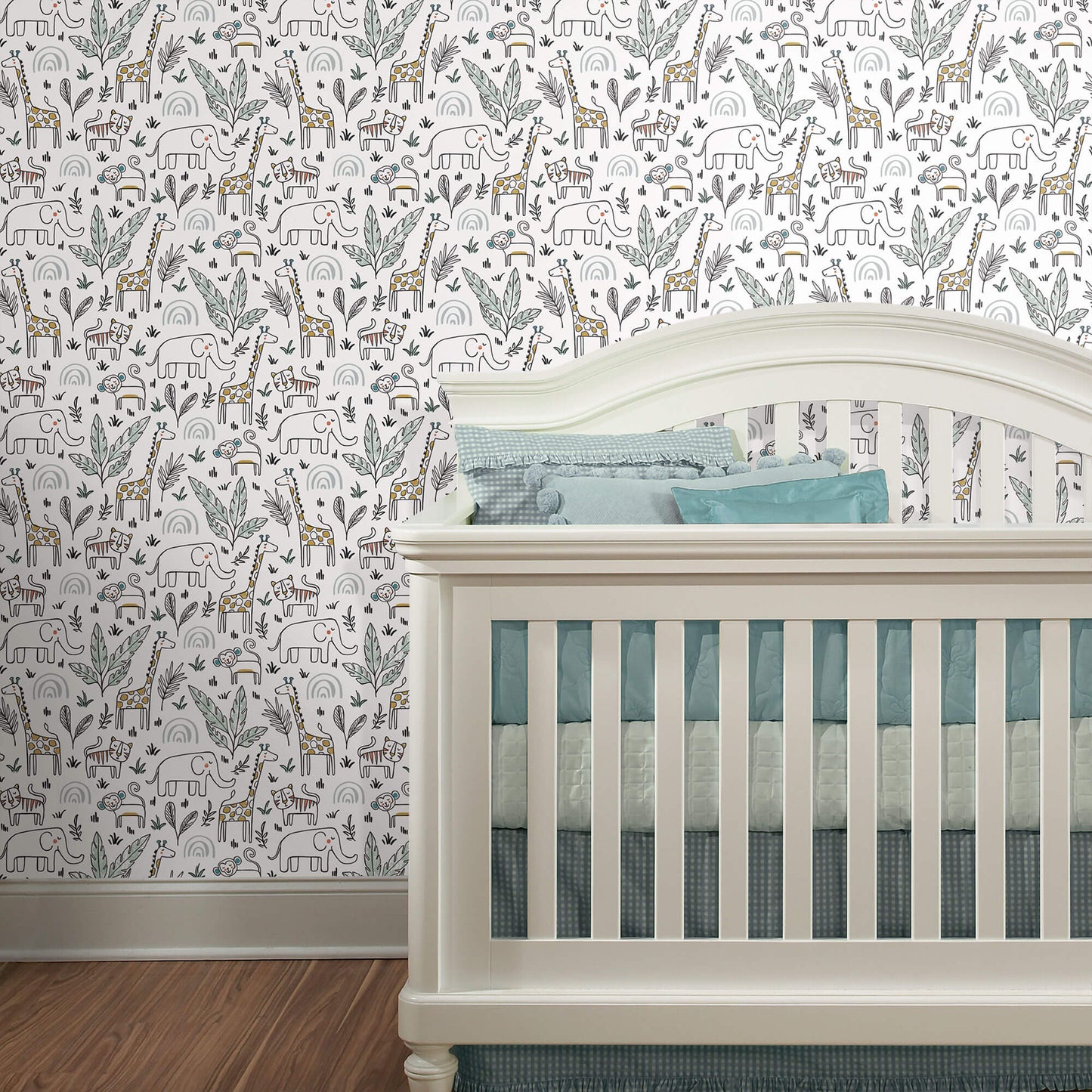 Jungle Menagerie Peel & Stick Wallpaper