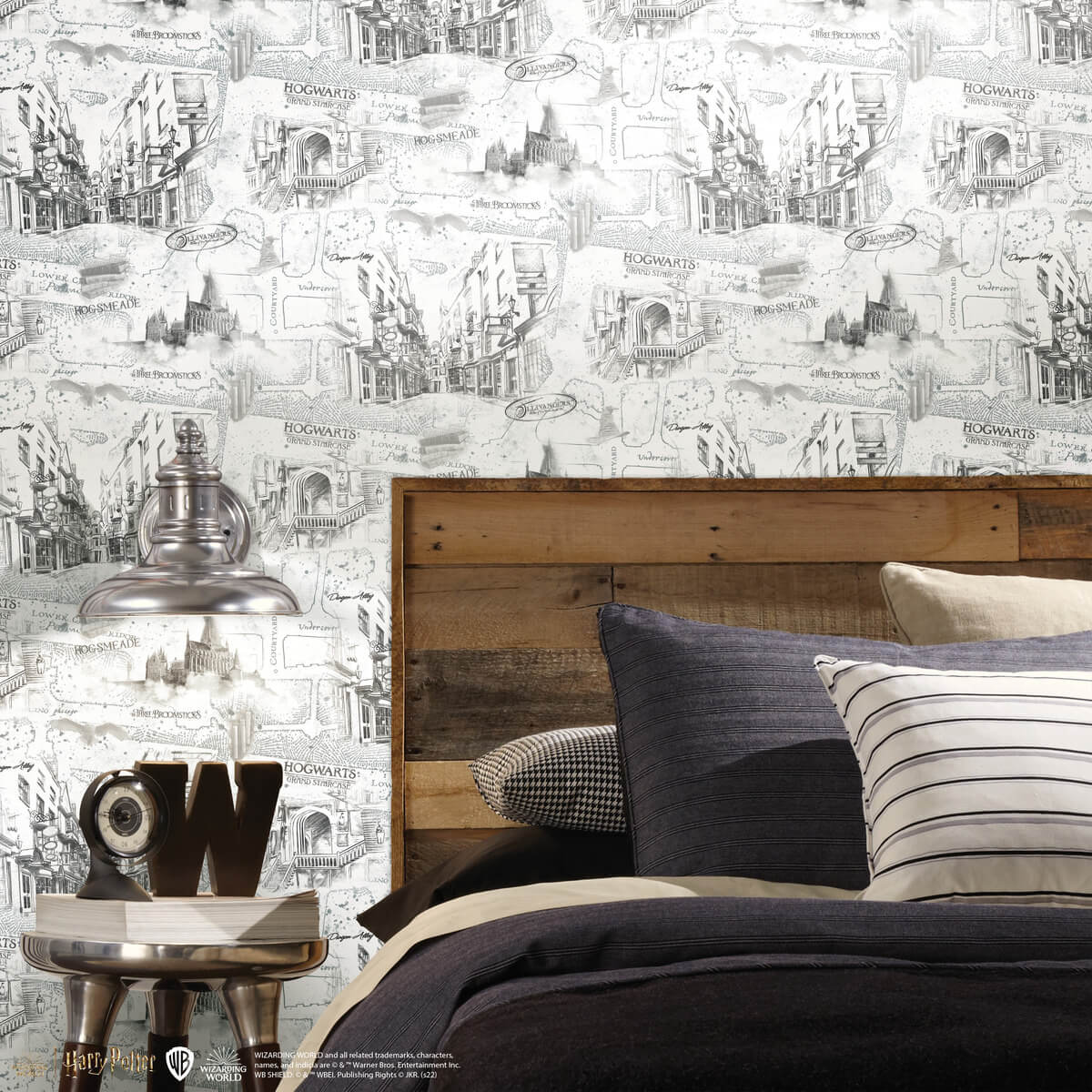 Harry Potter Hogwarts Map Peel & Stick Wallpaper