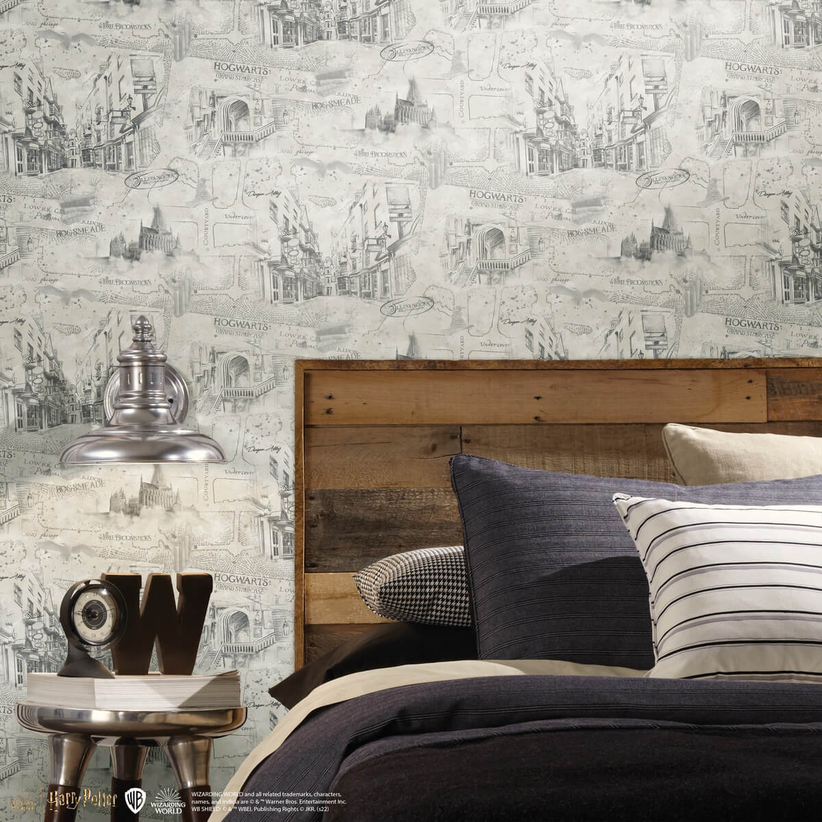 Harry Potter Hogwarts Map Peel & Stick Wallpaper