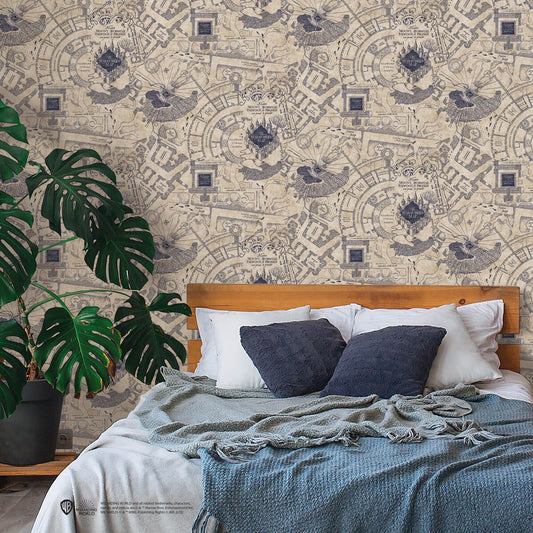 Harry Potter Marauder's Map Peel & Stick Wallpaper