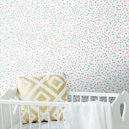 Confetti Dots Peel & Stick Wallpaper