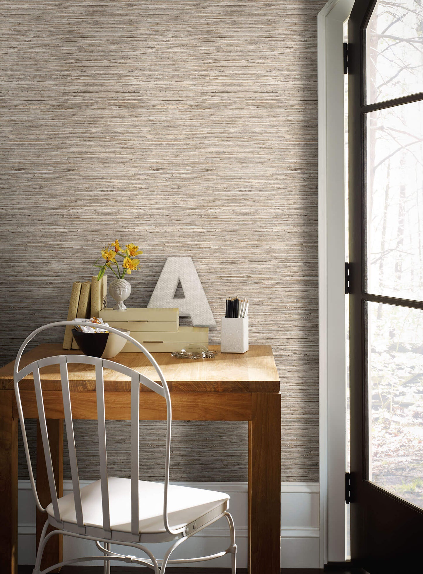 Faux Grasscloth Peel & Stick Wallpaper