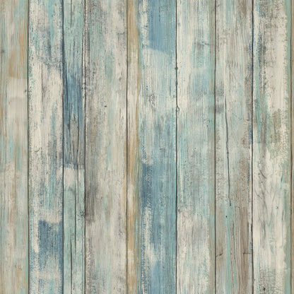 Distressed Wood Peel & Stick Wallpaper