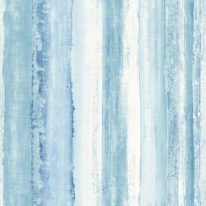 Watercolor Stripes Peel & Stick Wallpaper