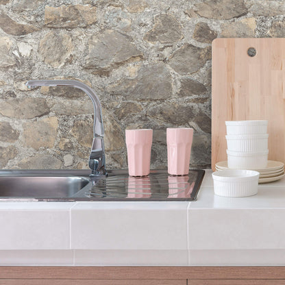 Weathered Stone Peel & Stick Wallpaper