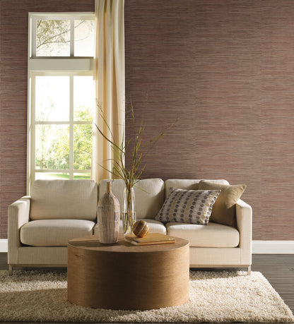 Lustrous Grasscloth Wallpaper